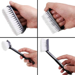 4Pc Kitchen Brushes Washing Up Cleaning Scrubbing Hanging Hook Assorted Dish Pan