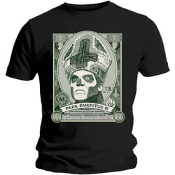 Ghost T-Shirt: Papa Cash - Black, Medium