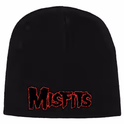 Misfits 'Red Logo' (Black) Beanie Hat