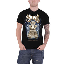 Ghost Ceremony and Devotion T Shirt - S, Black