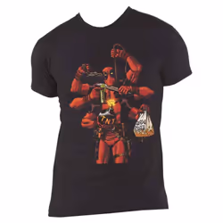 Deadpool T Shirt Arms new Official Marvel Black - M, Black