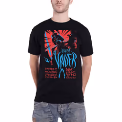 Star Wars T Shirt Darth Vader Rocks Poster new Official Mens Black