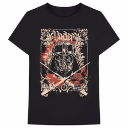 Star Wars Vader Decor T Shirt - XXL, Black
