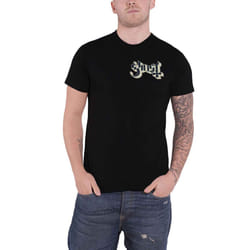 Ghost Pocket Band Logo T Shirt - S, Black