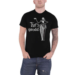 The Nightmare Before Christmas T Shirt Splendid Official Disney Mens Black - M, Black