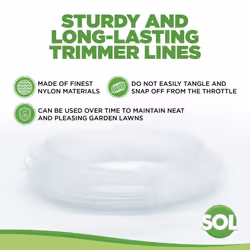 2pk Trimmer Lines | Wire for Weed Trimmings - 1.2mm Trimmer Line
