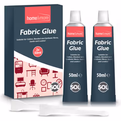 50ml Fabric Glue Extra Strong  with Glue Spreader - 2 Pack Bundle