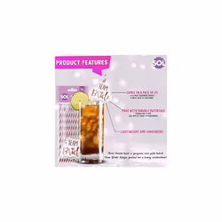 24pk Team Bride Straws | Rose Gold Hen Party Straws | Paper Hen Do Straws | Hen Straws | Team Bride Drinking Straws for Hen Party & Bachelorette Party