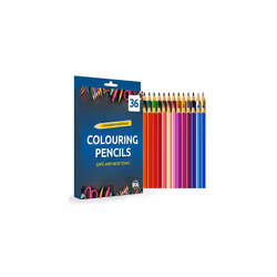 36 SOL Colouring Pencils for Adults and Children | Coloured Pencils for Children Art & Craft Supplies |Pencil Crayons in 20 A ...