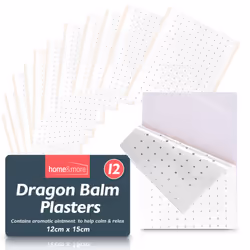 12pk Herbal Pain Relief Patches with Aromatic Ointment