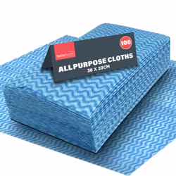 100pk All Purpose Cloths | Disposable Kitchen Dish Cloth | Home Cleaning Wipes