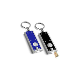 2pk LED Keychain Small Torch Light | Pocket Torch Small Bright with Built In Batteries | Small LED Mini Torch Keyring Torch for Outdoor, Eme