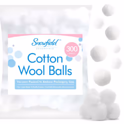 300pk Cotton Wool Balls | Soft & Gentle Natural Cotton Balls for Babies and Adults | Highly Absorbent Cotton Balls Baby | Bab ...