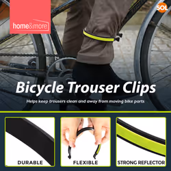 4pk Bicycle Clips | Lightweight Reflective Cycle Clips | Trousers