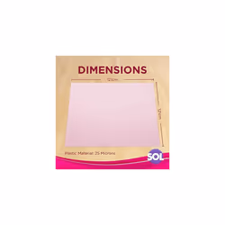 3pk Pink Table Cloths Party | 121 x 121cm | Plastic Table Cover Party | Pink Table Cloth Party Table Cover | Pink Party Table Cloth | Pink Table Cover
