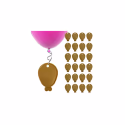 24pk Helium Balloon Weights | Gold Plastic Weights for Balloons | Balloon Weight | Baloon Weights | Helium Balloon Weight | B ...