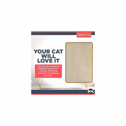 SOL Cat Scratching Mat | 60cm x 40cm | Prevent Damage to Your Sofa by Using This Sisal Mat Cat Scratcher | Your Cat Will Love Our Cat Scratch Mat |