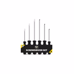 6pk Phillips Screwdriver Set | 3.4mm, 4.5mm Non-Slip Grip Screwdrivers | Electrical Screwdriver Sets | Electricians Screwdriv ...