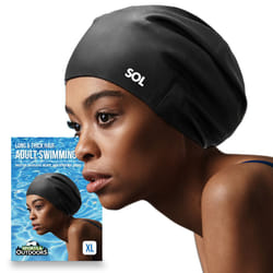 Extra Large Swimming Hat Long Hair 29cm | Ladies Womens Pool Swim Hat