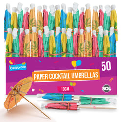 Paper Cocktail Umbrellas Birthday Party Drink - 50 pieces