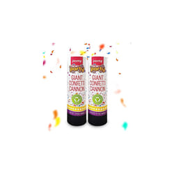 2pk Biodegradable Confetti Cannons Large | 22cm | Great for Birthdays, Parties and Weddings | Party Poppers Confetti Cannons Biodegradable Confetti