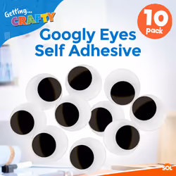 Self Adhesive Googly Eyes - 10 googly eyes