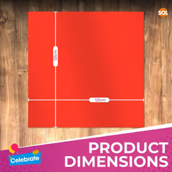 3 Red Plastic Table Covers Square Tablecloth Disposable Wipe Clean Party Cloth