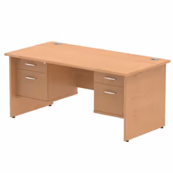 Dynamic Impulse W1600 x D800 x H730mm Straight Office Desk Panel End L