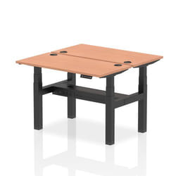 Dynamic Air Back-to-Back W1200 x D600mm Height Adjustable Sit Stand 2