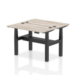 Dynamic Air Back-to-Back W1200 x D600mm Height Adjustable Sit Stand 2