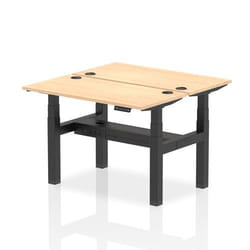 Dynamic Air Back-to-Back W1200 x D600mm Height Adjustable Sit Stand 2
