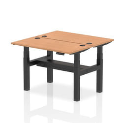 Dynamic Air Back-to-Back W1200 x D600mm Height Adjustable Sit Stand 2