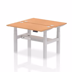 Dynamic Air Back-to-Back W1200 x D600mm Height Adjustable Sit Stand 2