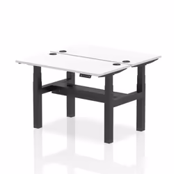 Dynamic Air Back-to-Back W1200 x D600mm Height Adjustable Sit Stand 2