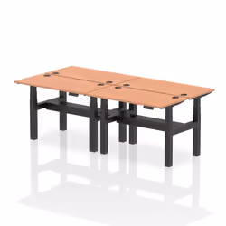 Dynamic Air Back-to-Back W1200 x D600mm Height Adjustable Sit Stand 4