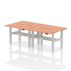Dynamic Air Back-to-Back W1200 x D600mm Height Adjustable Sit Stand 4