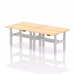 Dynamic Air Back-to-Back W1200 x D600mm Height Adjustable Sit Stand 4