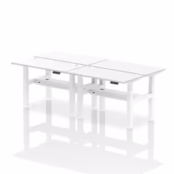 Dynamic Air Back-to-Back W1200 x D600mm Height Adjustable Sit Stand 4