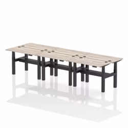 Dynamic Air Back-to-Back W1200 x D600mm Height Adjustable Sit Stand 6