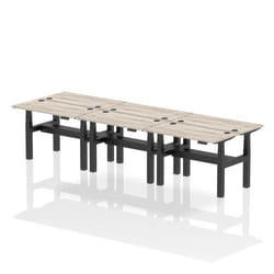 Dynamic Air Back-to-Back W1200 x D600mm Height Adjustable Sit Stand 6