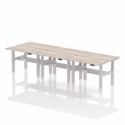 Dynamic Air Back-to-Back W1200 x D600mm Height Adjustable Sit Stand 6
