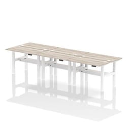 Dynamic Air Back-to-Back W1200 x D600mm Height Adjustable Sit Stand 6