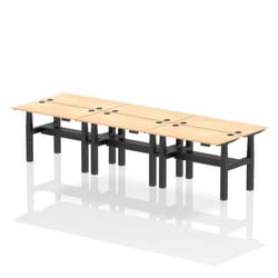 Dynamic Air Back-to-Back W1200 x D600mm Height Adjustable Sit Stand 6
