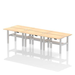 Dynamic Air Back-to-Back W1200 x D600mm Height Adjustable Sit Stand 6