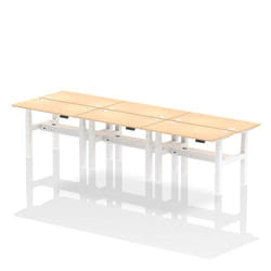 Dynamic Air Back-to-Back W1200 x D600mm Height Adjustable Sit Stand 6