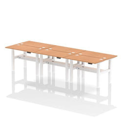 Dynamic Air Back-to-Back W1200 x D600mm Height Adjustable Sit Stand 6