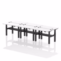 Dynamic Air Back-to-Back W1200 x D600mm Height Adjustable Sit Stand 6