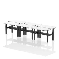 Dynamic Air Back-to-Back W1200 x D600mm Height Adjustable Sit Stand 6