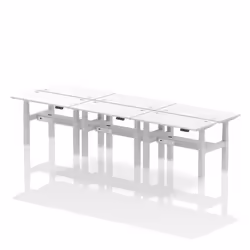 Dynamic Air Back-to-Back W1200 x D600mm Height Adjustable Sit Stand 6
