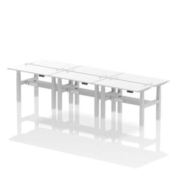 Dynamic Air Back-to-Back W1200 x D600mm Height Adjustable Sit Stand 6